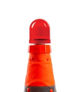 Alternative view of Red LED Safety Cone Light