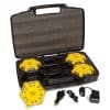 Aervoe 4-Pack Kit Segnali Stradali Di Emergenza A LED Super Road Flare, 5 Modalità, Custodia E Treppiedi - 5