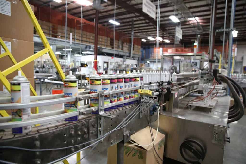 Aervoe Production Line Paint