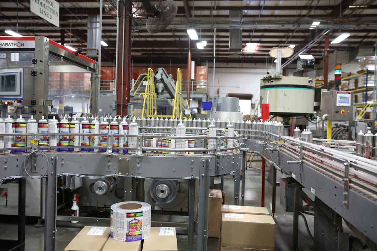 Aerosol production line