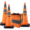 36" H.D. Collapsible Safety Cone 3-Pack